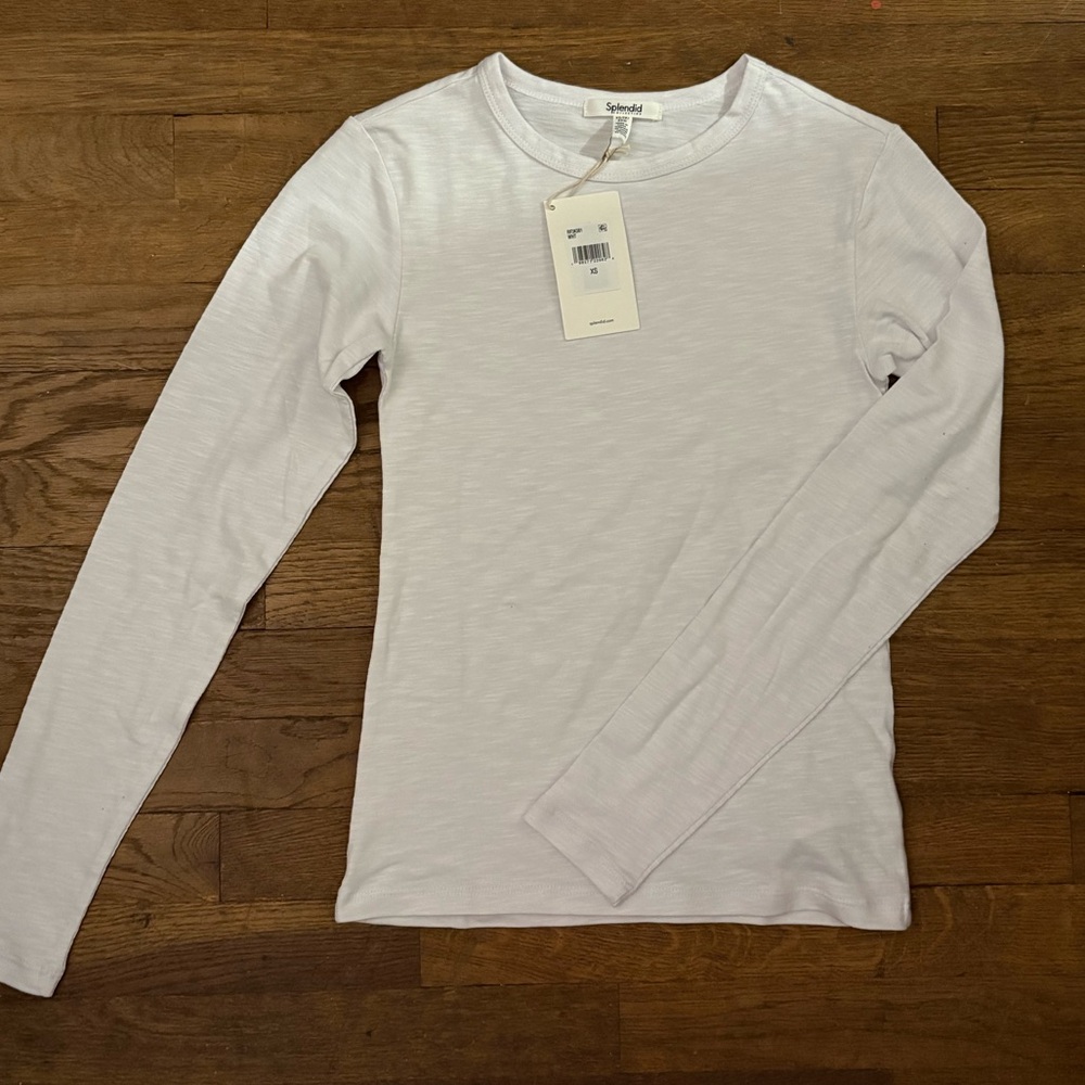 Women’s long sleeve white T-shirt - NWT
